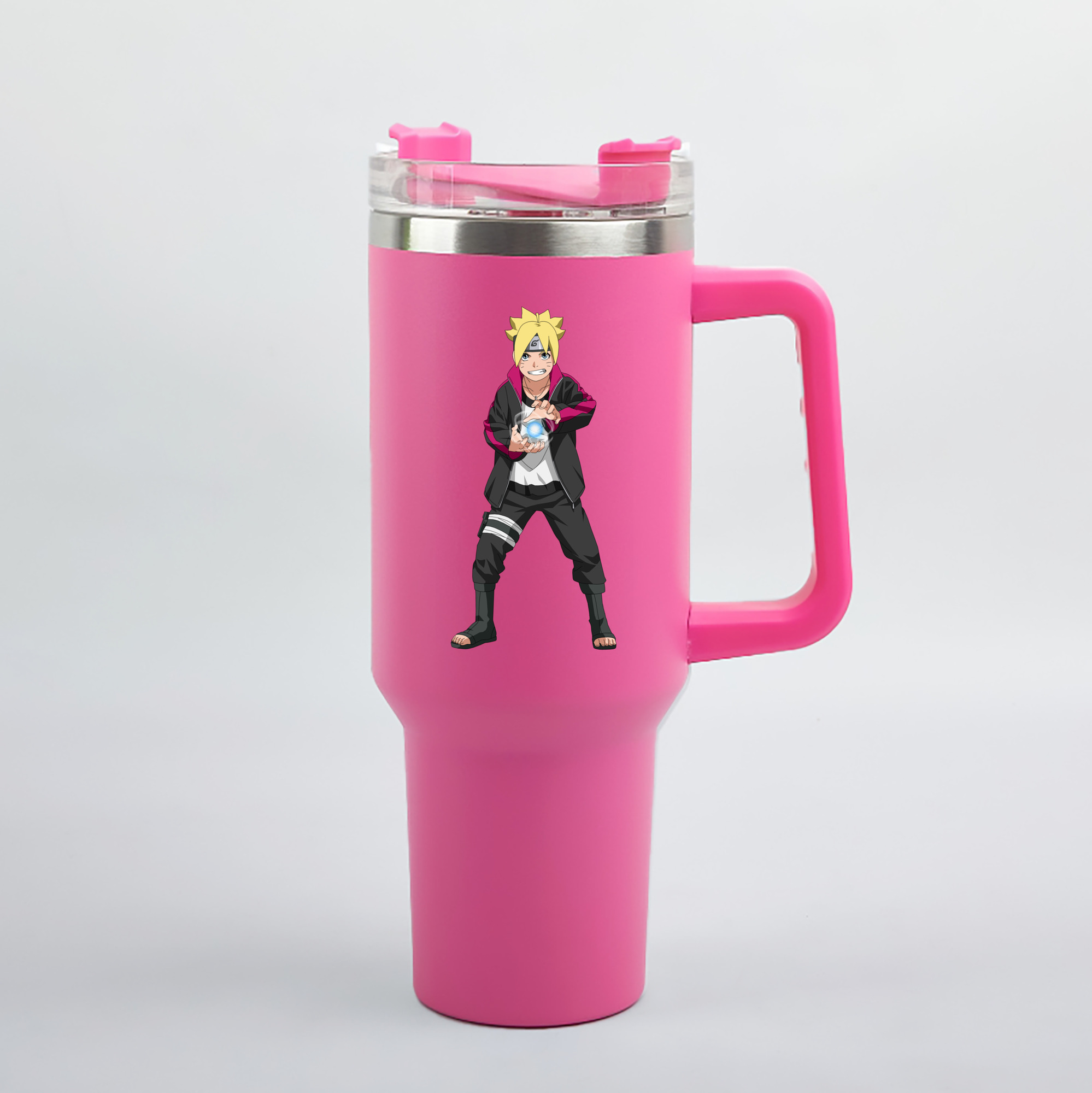 （画像用） NARUTO -ナルト- うずまき ボルト Uzumaki Boruto 1200mL車用タンブラー（カラープリント）